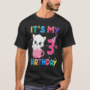 Es ist meine dritte Geburtstagskatze Geburtstag, 3 T-Shirt