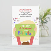 Es ist meine Einladung zum Geburtstag (Stehend Vorderseite)