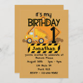 Es ist meine erste Einladung zum Geburtstag (Vorne/Hinten)