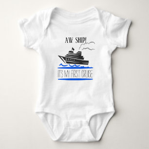 Es ist meine erste Kreuzfahrt, Baby-Kleines Baby Strampler