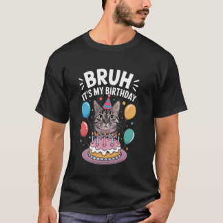 Es ist meine Geburtstagsfeier Katzen Thema Geburts T-Shirt