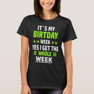 Es ist meine Geburtstagswoche, ich bekomme die gan T-Shirt