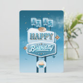 Es ist meine Happy Birthday Flat Party Einladungen (Stehend Vorderseite)