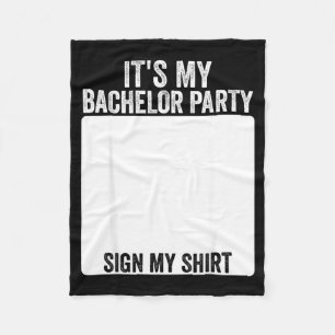 Es ist meine Junggesellenparty Lustiges Hochzeitsp Fleecedecke