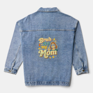 Es ist meine Mutter Lustig Cool Retro Muttertag Jeansjacke