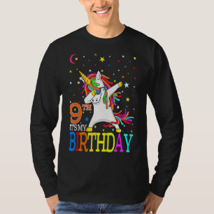 Es ist meine neunte Geburtstagsunikorin 9-jährige  T-Shirt