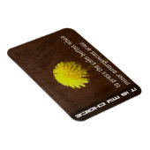 "Es ist meine Wahl" Motivation Affirmation Flexibe Magnet (Rechte Seite)