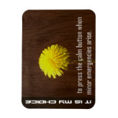 "Es ist meine Wahl" Motivation Affirmation Flexibe Magnet (Vertikal)