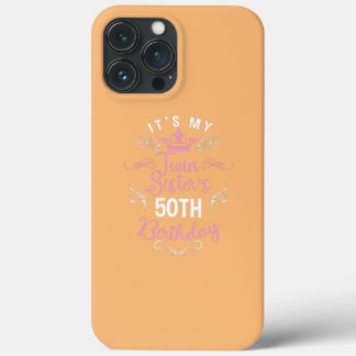 Es ist meine Zwillingsschwester 50. Geburtstags Ha Case-Mate iPhone Hülle