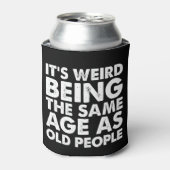 Es ist merkwürdig, das gleiche Alter wie alte Mens Dosenkühler (Kanne Vorderseite)