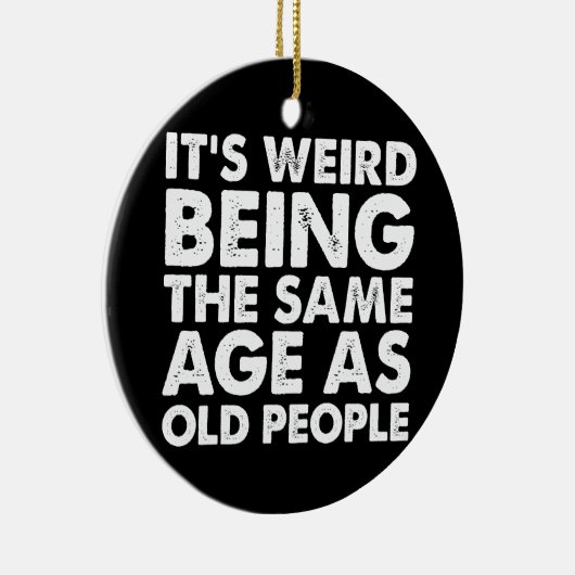 Es ist merkwürdig, das gleiche Alter wie alte Mens Keramik Ornament (Rechts)