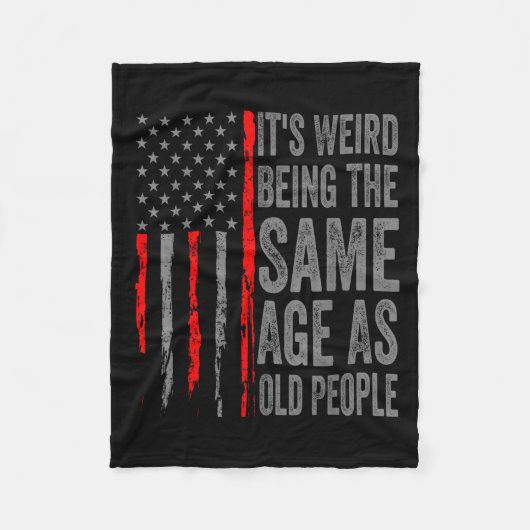 Es ist merkwürdig, das gleiche Alter wie die alten Fleecedecke (Vorderseite)