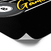 Es ist Mind Game Pool Snooker Billiards Player Poster (Ecke)