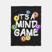Es ist Mind Game Snooker Pool Billard Player Fleecedecke (Vorderseite)