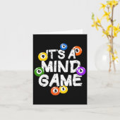 Es ist Mind Game Snooker Pool Billard Player Karte (Gelbe Blume)