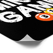 Es ist Mind Game Snooker Pool Billard Player Poster (Ecke)