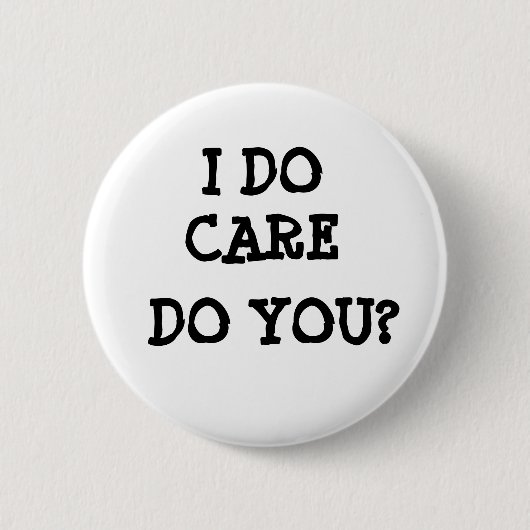 Es ist mir doch egal, oder? Button (Vorderseite)