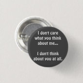 Es ist mir egal button (Vorne & Hinten)