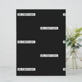 Es ist mir egal, dass die sarkastische Botschaft n Karte (Stehend Vorderseite)