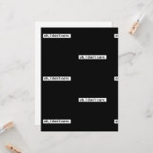 Es ist mir egal, dass die sarkastische Botschaft n Karte (Vorderseite/Rückseite Beispiel)