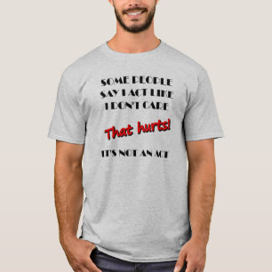 Es ist mir egal, dass es kein richtiges lustiges H T-Shirt