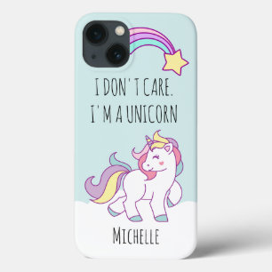 Es ist mir egal, dass ich ein magisches Einhorn Pe Case-Mate iPhone Hülle