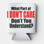 Es ist mir egal dosenkühler (Vorderseite)