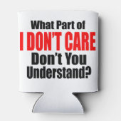 Es ist mir egal dosenkühler (Rückseite)