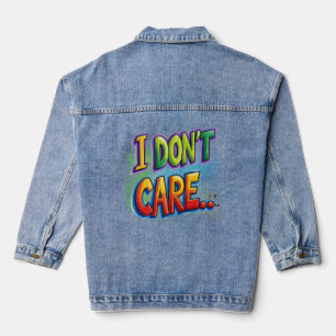 Es ist mir egal... jeansjacke