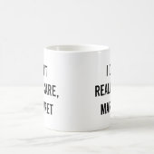 Es ist mir egal, Margaret Funny Vizepräsidentin Kaffeetasse (Mittel)