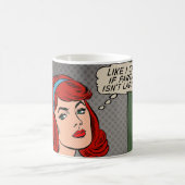 "Es ist mir egal, ob Farting nicht Ladylike ist!" Kaffeetasse (Mittel)