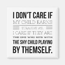 Es ist mir egal, ob mein Kind gerade A's verdient