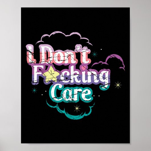 Es ist mir egal poster (Vorne)