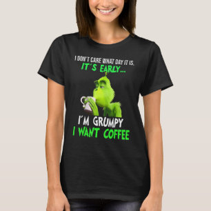 Es ist mir egal, welcher Tag ist, es ist früh, ich T-Shirt