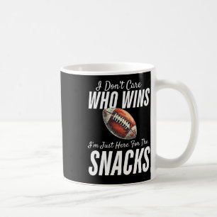 Es ist mir egal, wer gewinnt. Ich bin nur für die Kaffeetasse