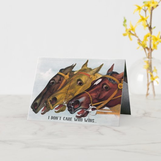 Es ist mir egal, wer Personalisiert gewinnt Karte (Gelbe Blume)