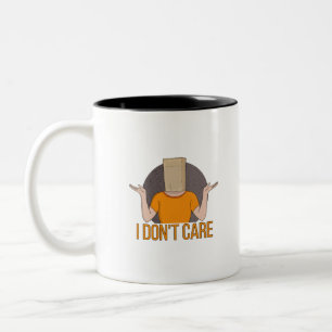 Es ist mir egal zweifarbige tasse
