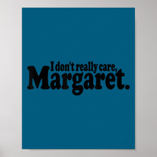 Es ist mir eigentlich egal margaret jd vance quote poster