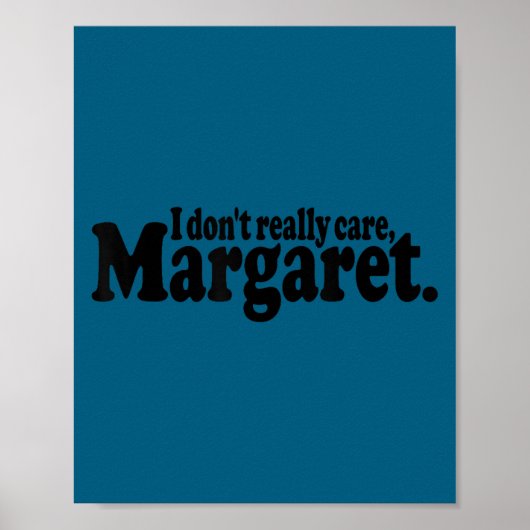 Es ist mir eigentlich egal margaret jd vance quote poster (Vorne)