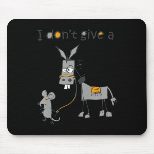 Es ist mir scheißegal mousepad (Vorne)