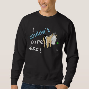 Es ist mir völlig egal - Fjordpferd Aussage Sweatshirt