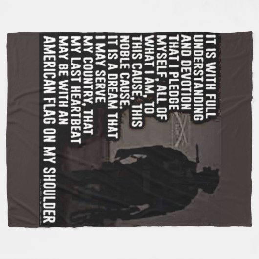 ES IST MIT VOLLSTÄNDIGEM VERSTÄNDNIS FLEECEDECKE (Vorderseite (Horizontal))