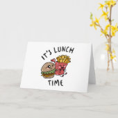 Es ist Mittagszeit Karte (Gelbe Blume)