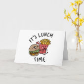 Es ist Mittagszeit Karte (Gelbe Blume)