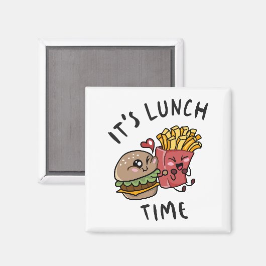 Es ist Mittagszeit Magnet (Vorderseite/Rückseite)