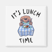 Es ist Mittagszeit Magnet (Vorne)