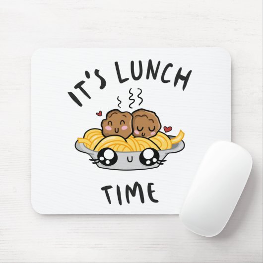 Es ist Mittagszeit Mousepad (Mit Mouse)