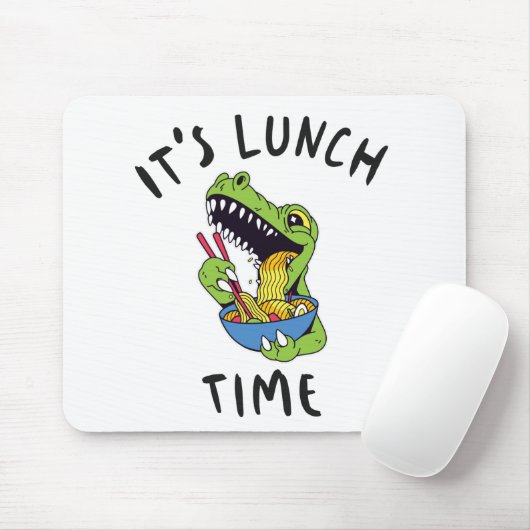 Es ist Mittagszeit Mousepad (Mit Mouse)