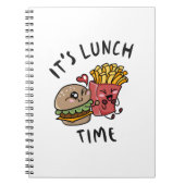 Es ist Mittagszeit Notizblock (Vorderseite)