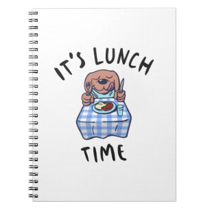 Es ist Mittagszeit Notizblock